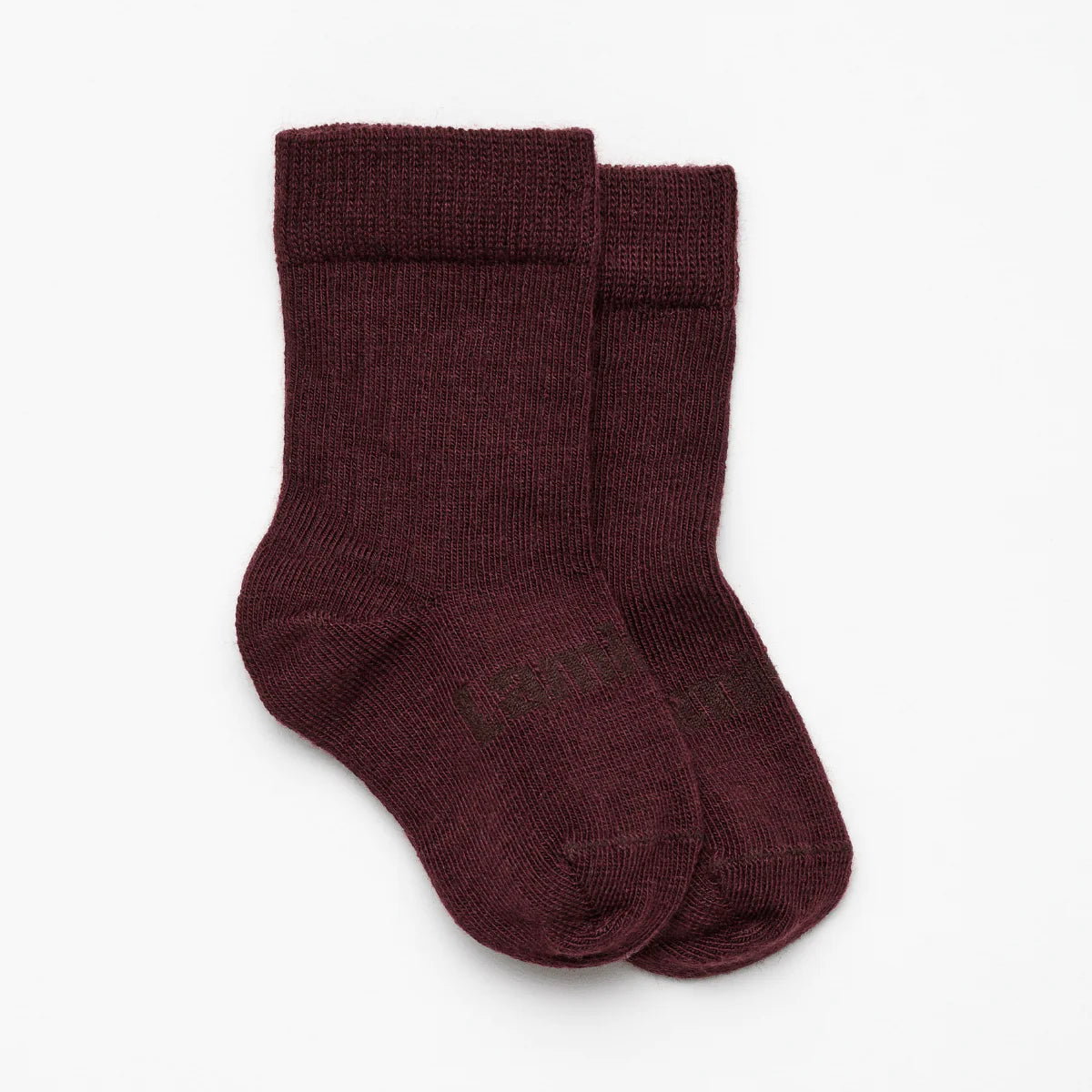 Merino Wool Crew Socks - Fig