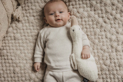 Liva (beige) - Rechargeable heartbeat comforter