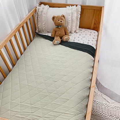 Forest Sage Cot Coverlet