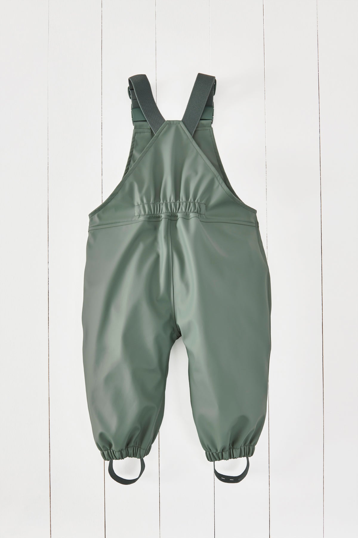 Khaki Green Waterproof Dungarees