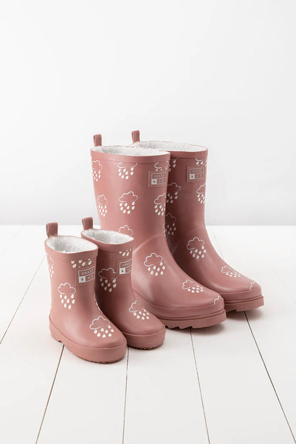 ADULTS Winter Adventure Gumboots - Rose