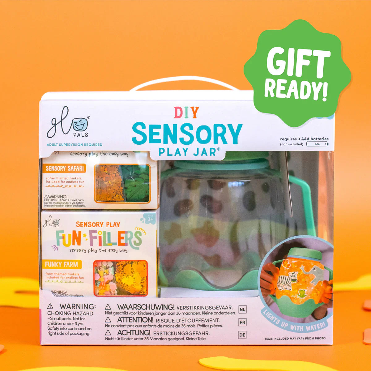 DIY Sensory Jar Gift Set - Zoo