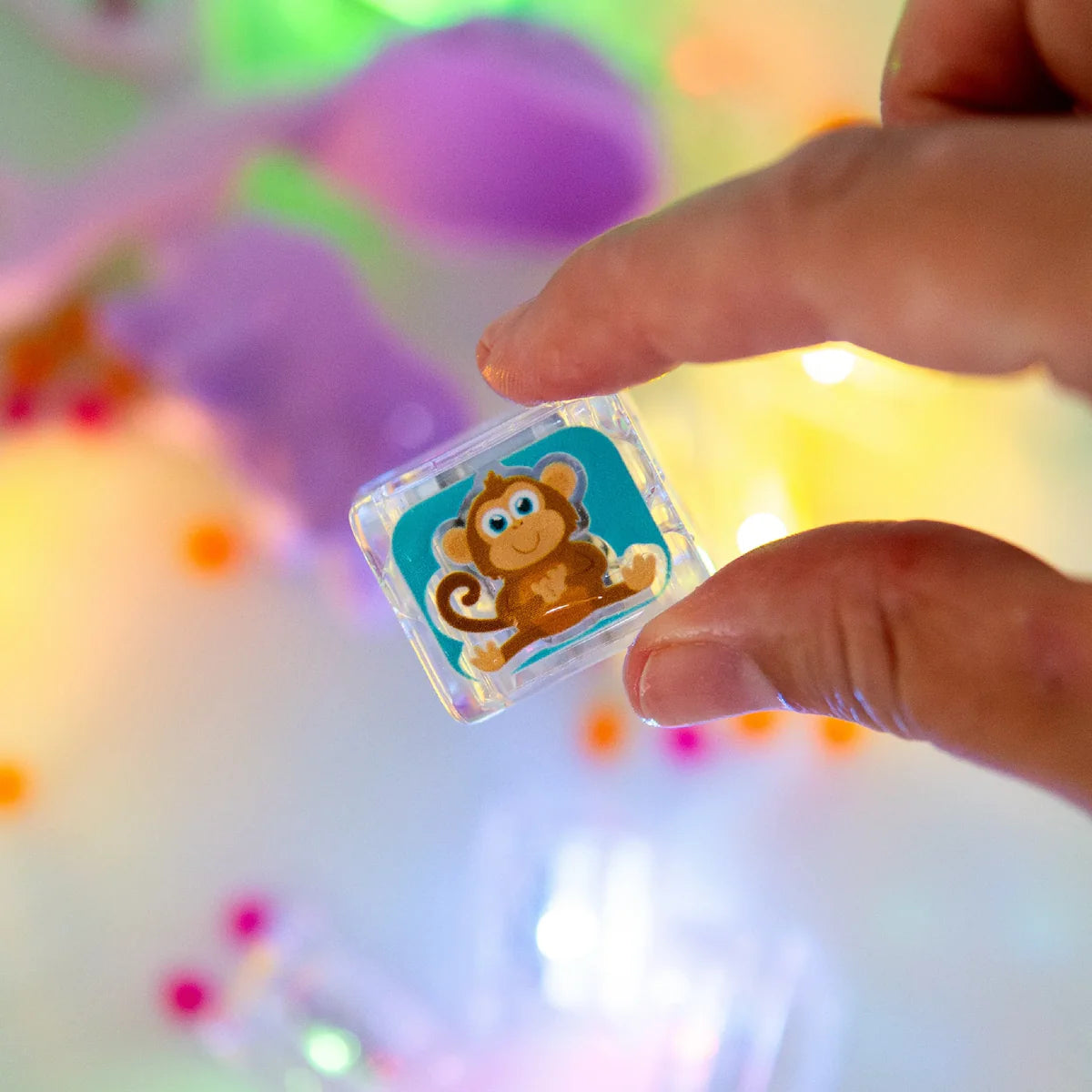 Limited Edition Light-Up Cubes, 6-Pack Zoo Animals