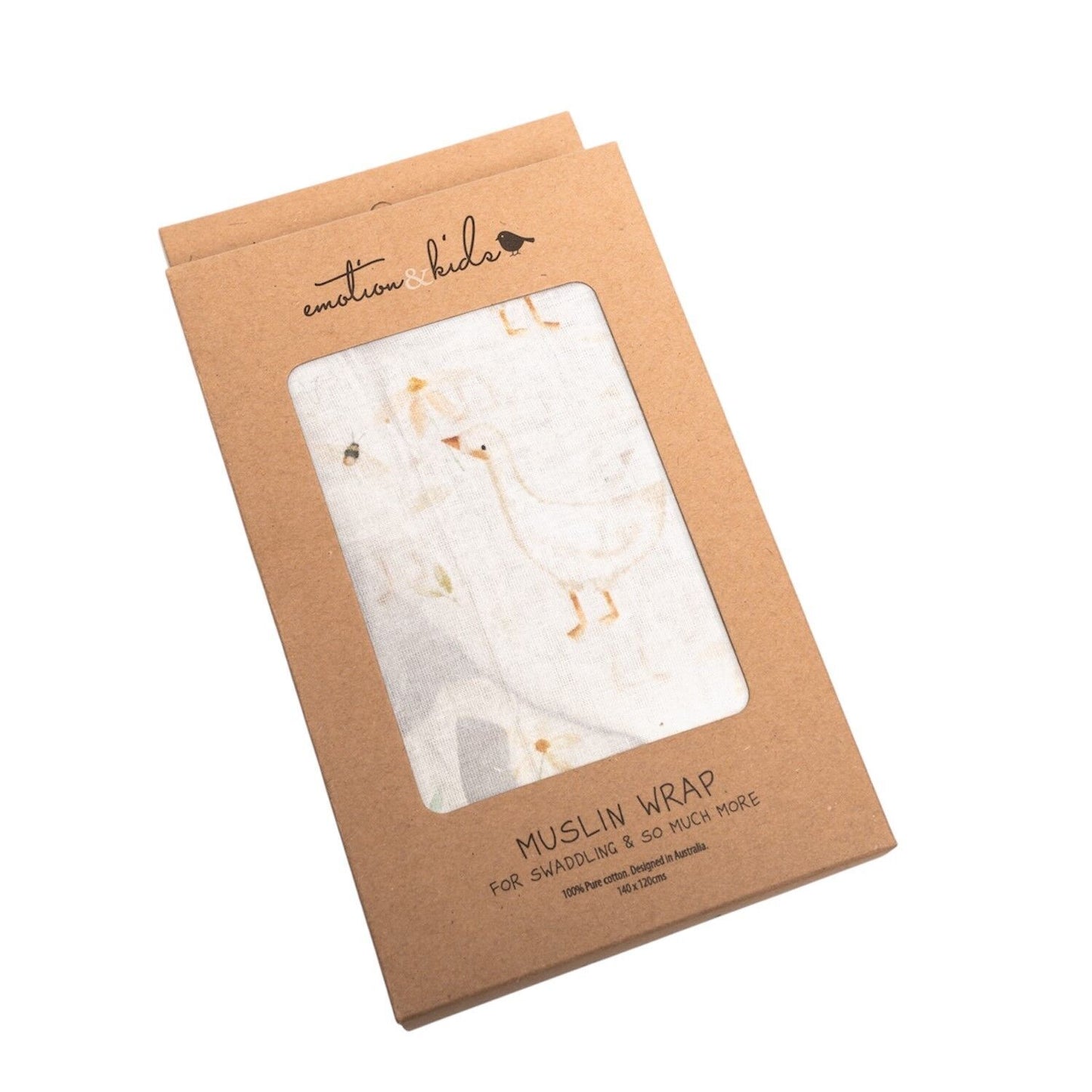 Gwen the Goose Muslin Wrap