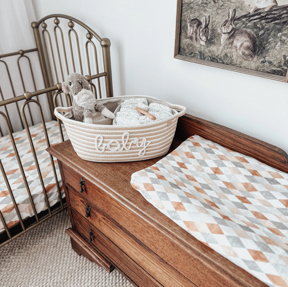 Harlequin Fitted Muslin Bassinet Sheet