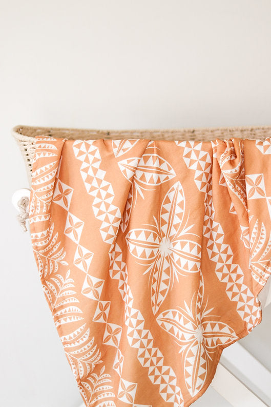 Hiapo Layered Muslin Blanket (Niue)