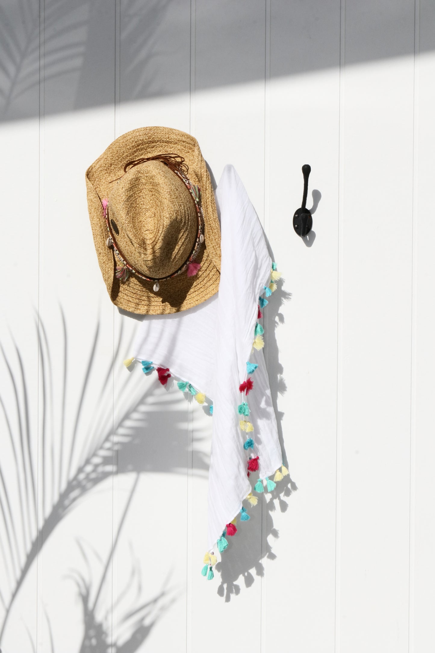 Imogen Shell And Tassel Trim Cowgirl Hat 6-12Y