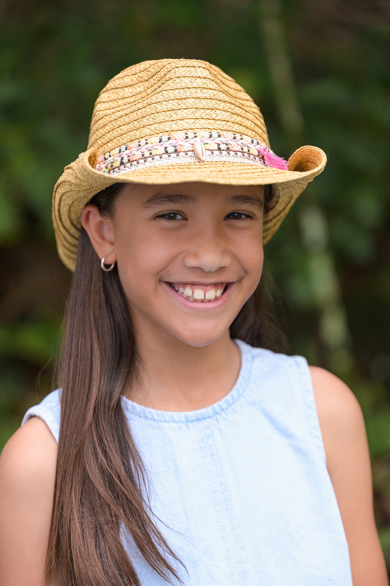 Imogen Shell And Tassel Trim Cowgirl Hat 6-12Y