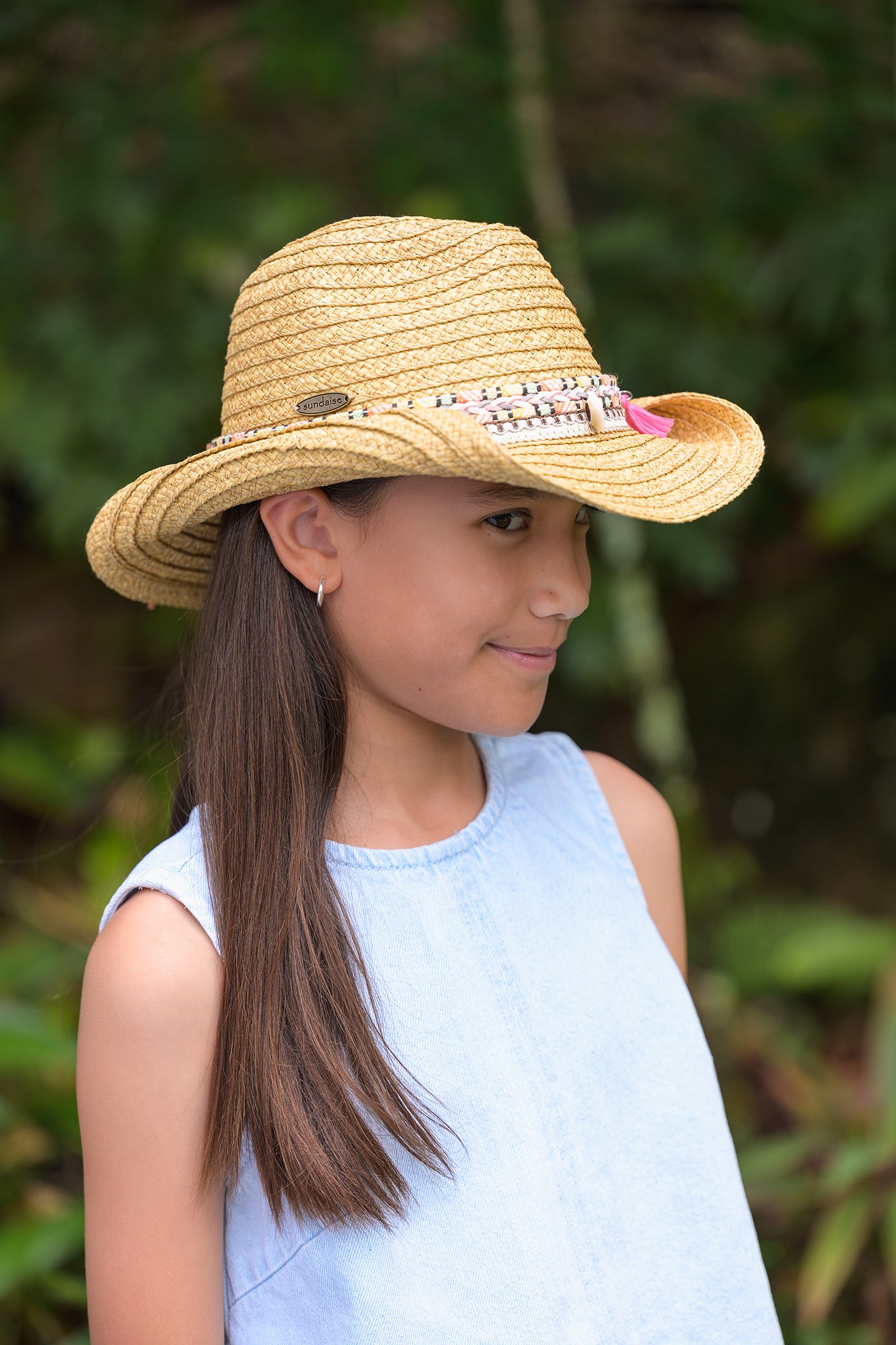 Imogen Shell And Tassel Trim Cowgirl Hat 6-12Y