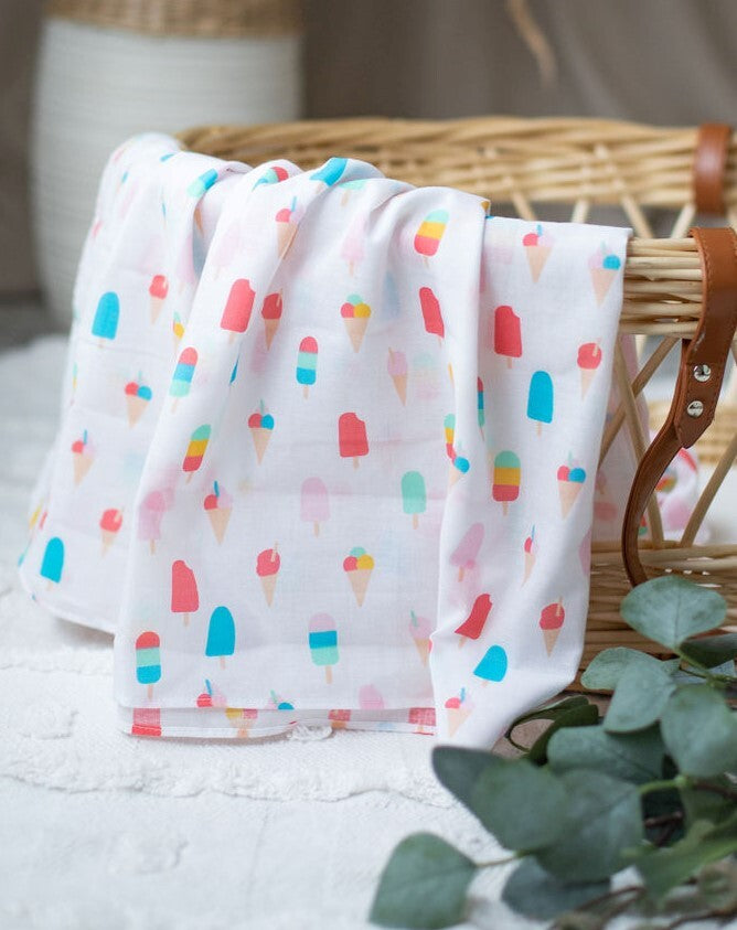 Ice Cream Muslin Wrap