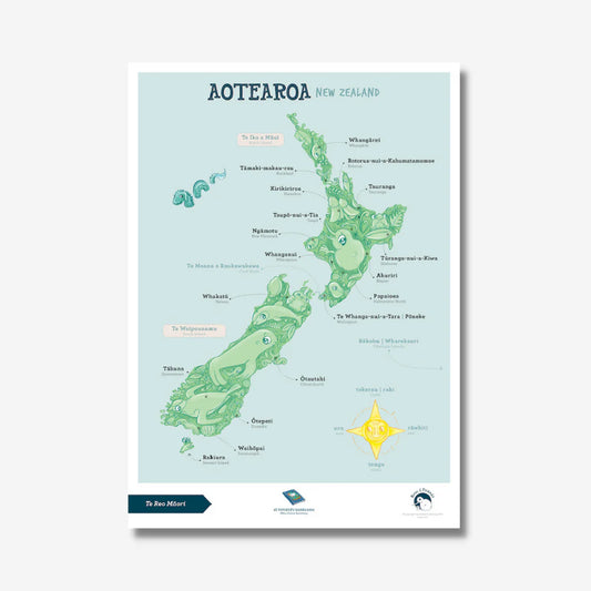 Te Reo Māori Aotearoa A3 Poster