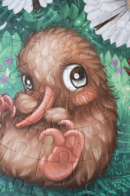 Fantail Flutter 100 Pc Round Puzzle