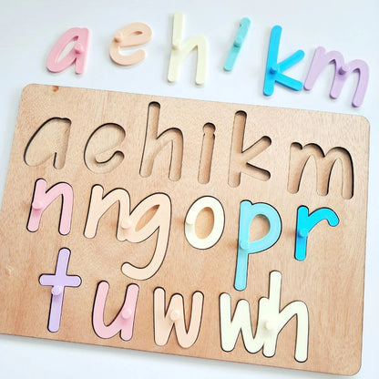 Te Pū Taka Māori - The Māori Alphabet Puzzle - Pastels