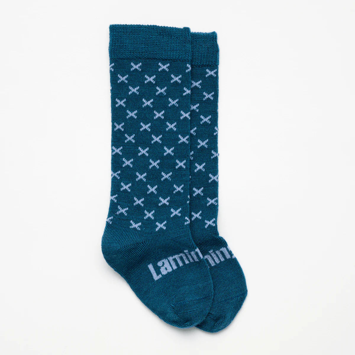 Merino Wool Knee High Socks - Lake
