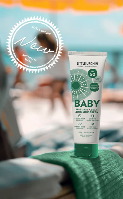 Baby Natural Clear Zinc Sunscreen SPF50  100g