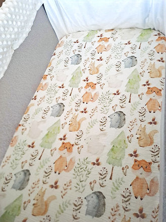 Little Woodlands Bassinet Sheet