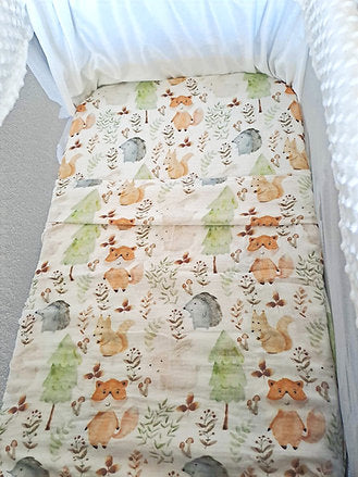 Little Woodlands Bassinet Sheet