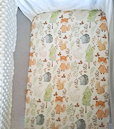 Little Woodlands Bassinet Sheet