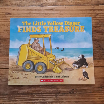 The Little Yellow Digger Finds Treasure