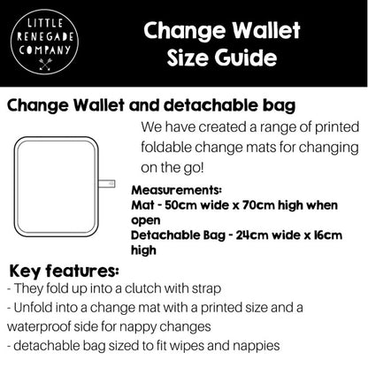 Pastel Posies Change Wallet