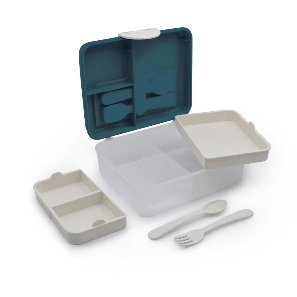 Melii 2 Tier Bento Box - Luxe Blue