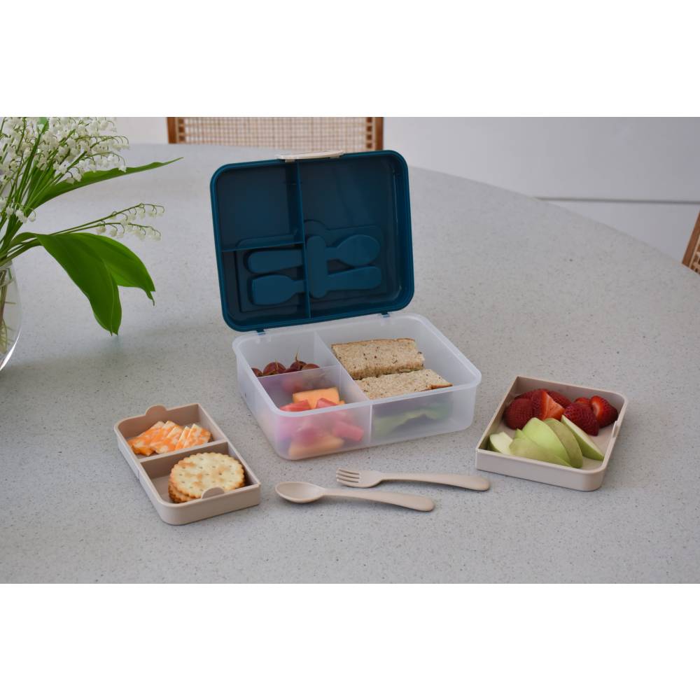 Melii 2 Tier Bento Box - Luxe Blue