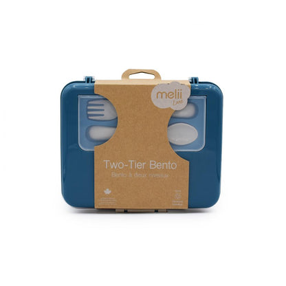 Melii 2 Tier Bento Box - Luxe Blue