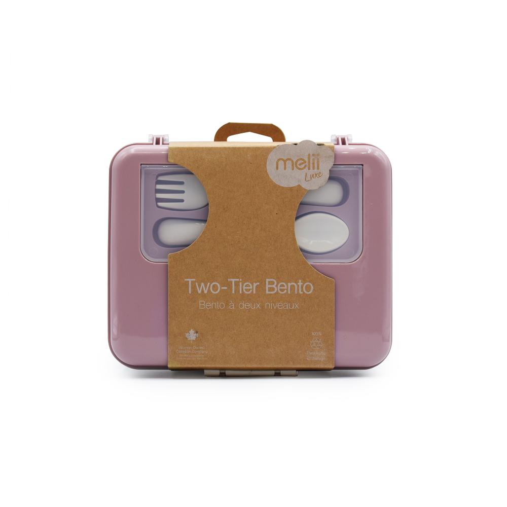 Melii 2 Tier Bento Box - Luxe Pink