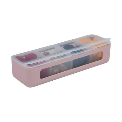 Melii 4 Compartment Snackle Box - Luxe Pink