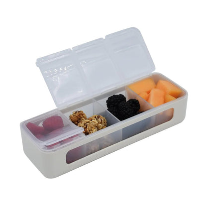 Melii 4 Compartment Snackle Box - Luxe Ivory