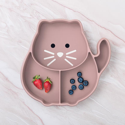 Silicone Suction Plate - Cat