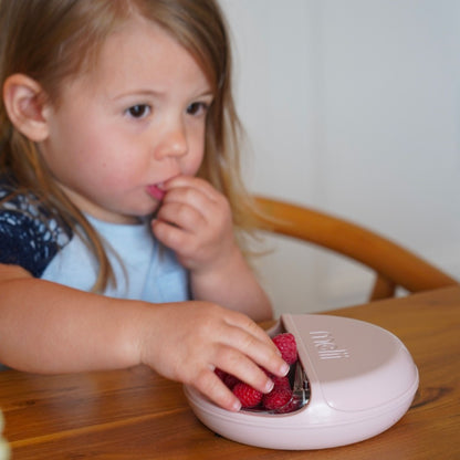 Spin Snack Container - Pink & Grey