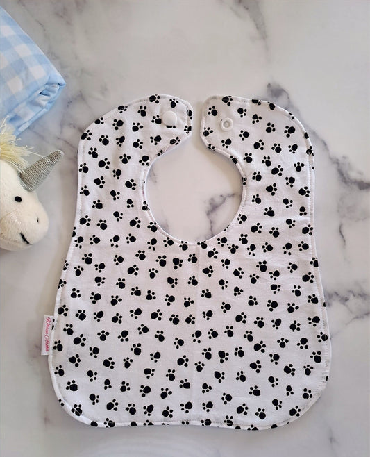 Paws Round Bib