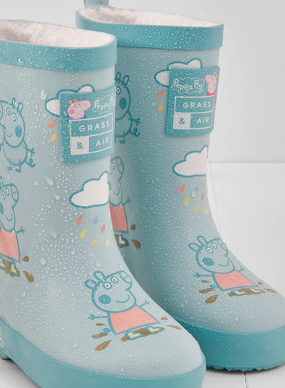 Peppa Pig Colour-Changing Kids Gumboots - Blue