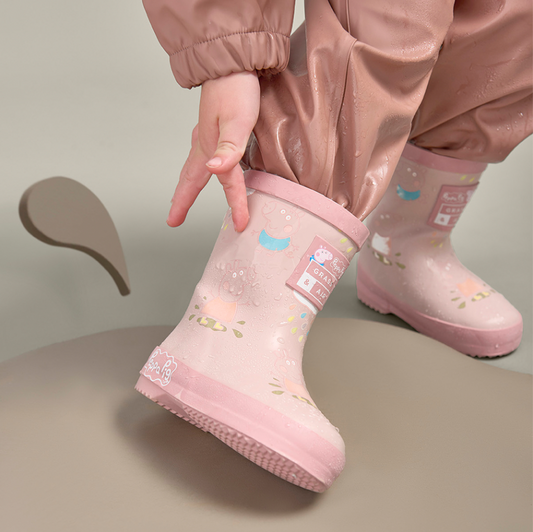 SECOND - Peppa Pig Colour-Changing Kids Pink Gumboots