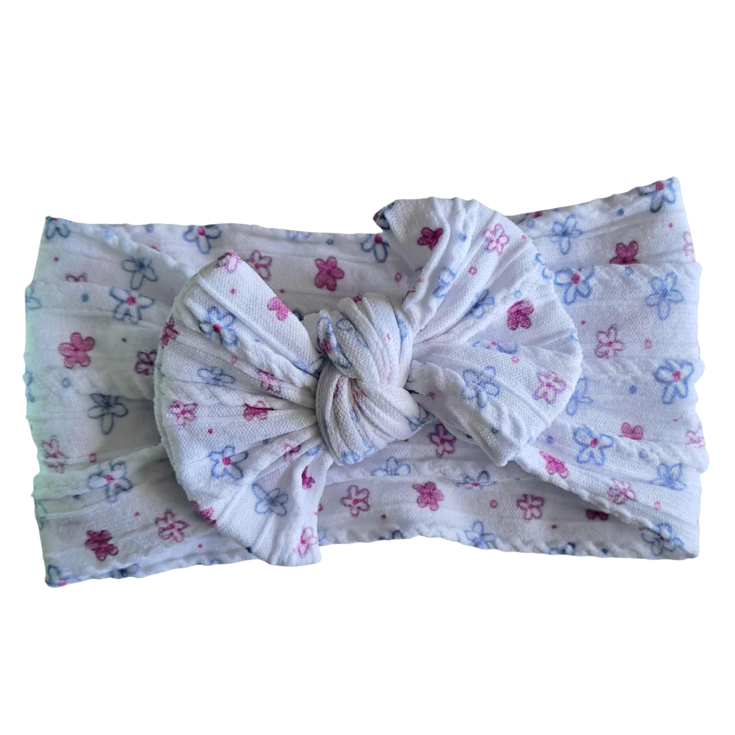 Stretch Bow Headband - Pretty Flowers