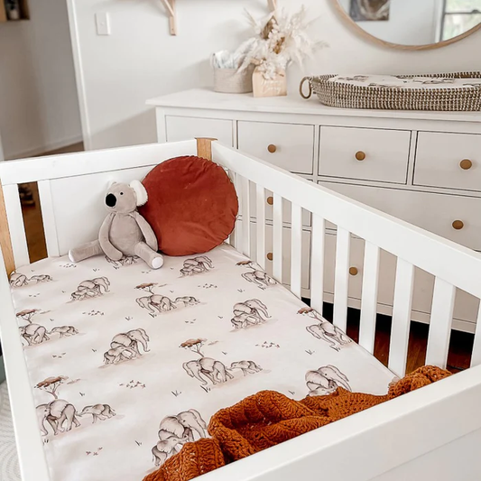 Safari Fitted Cot Sheet