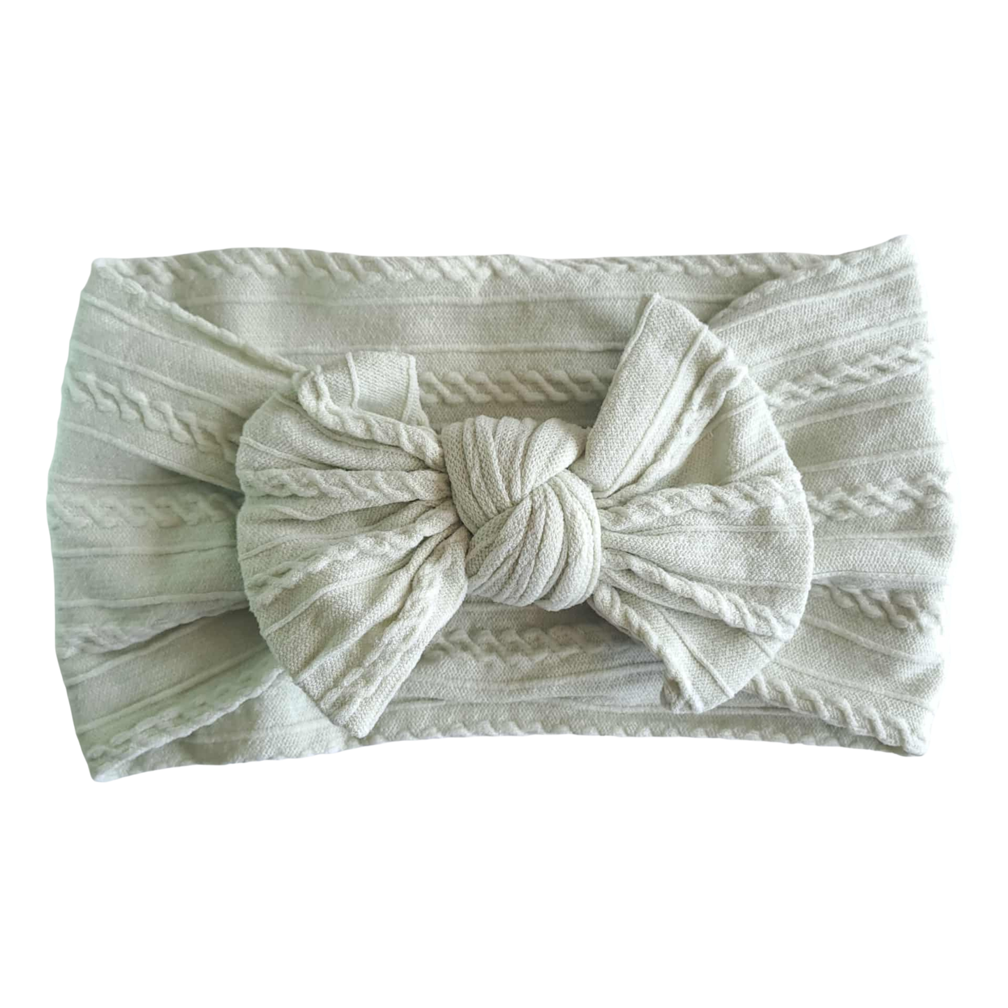 Stretch Bow Headband - Sage