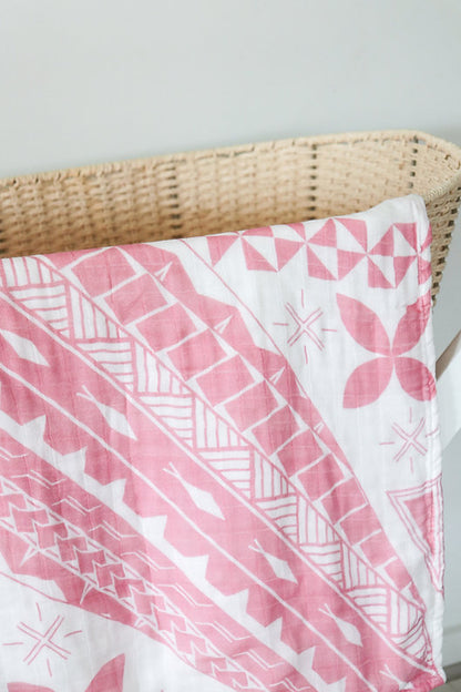 Fōlau Aute Layered Muslin Blanket (Samoa)