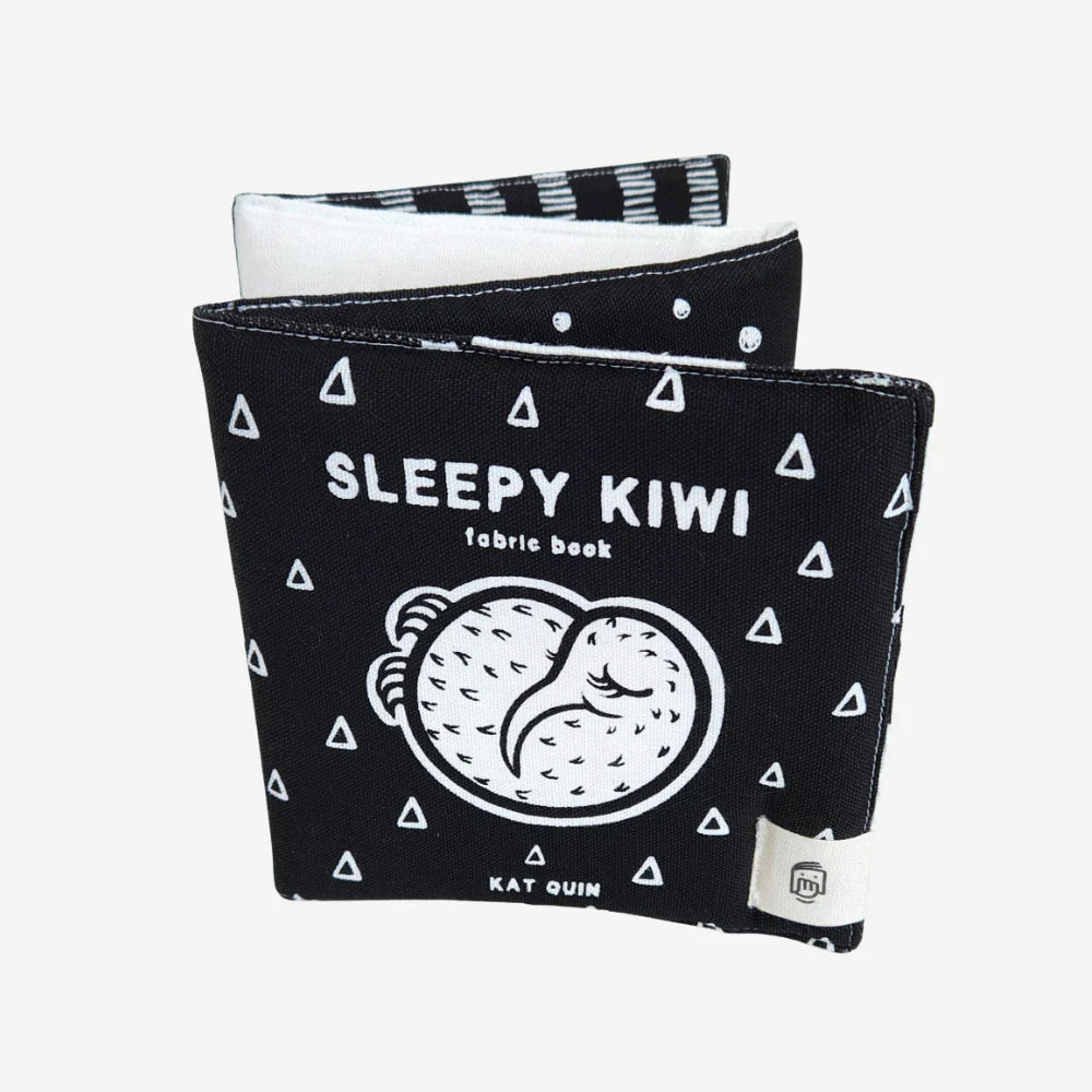 Sleepy Kiwi Fabric Book (Organic Cotton)