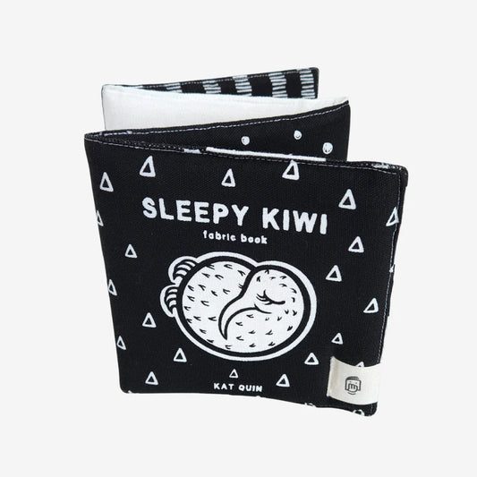Sleepy Kiwi Fabric Book (Organic Cotton)