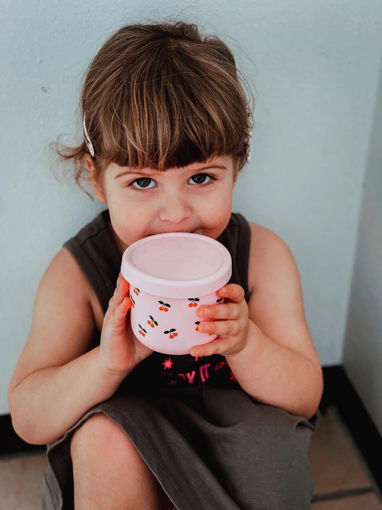 Silicone Snack Pot - Cherub (250ml)