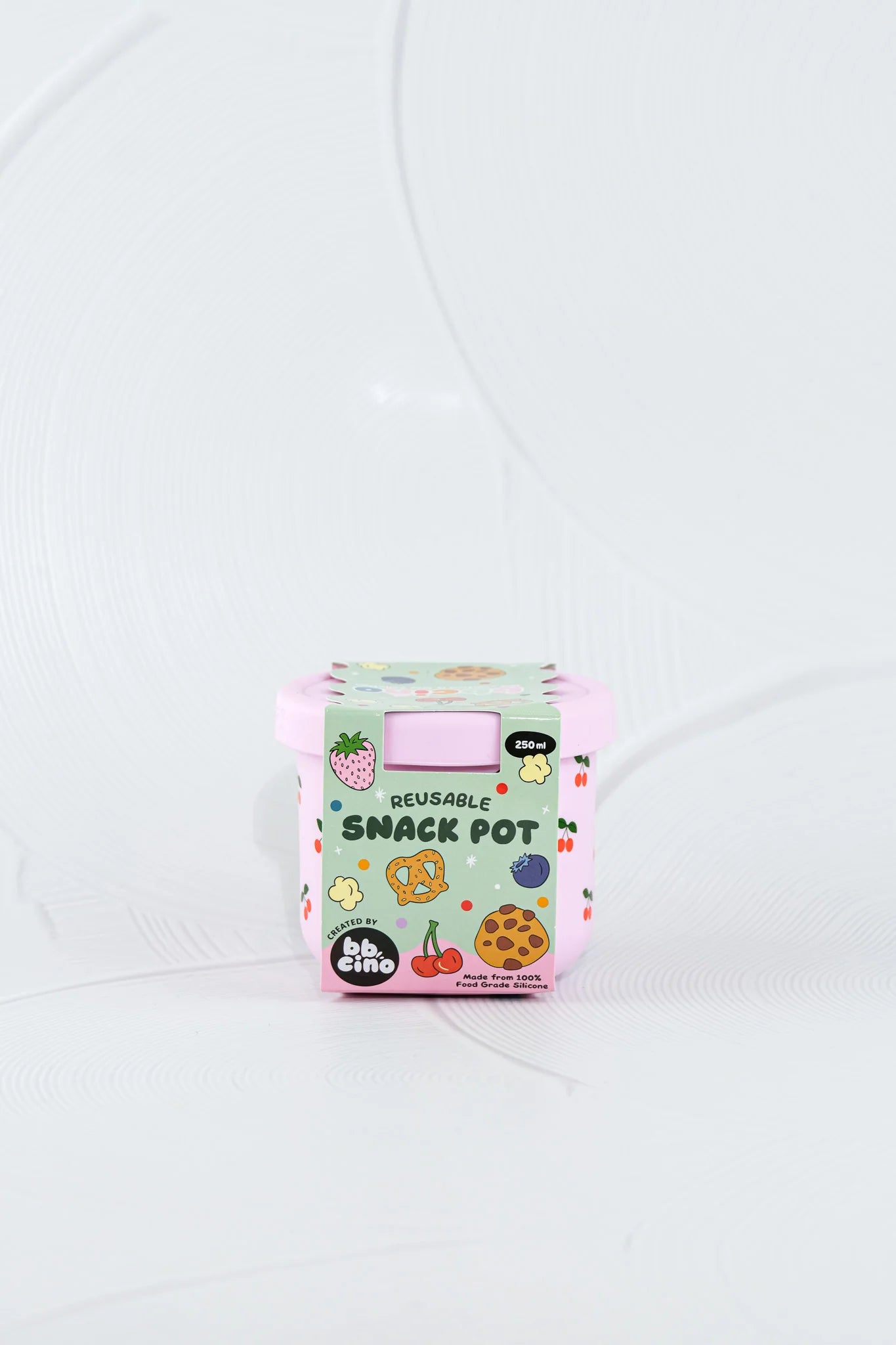 Silicone Snack Pot - Cherub (250ml)
