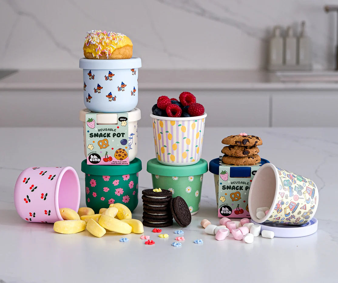 Silicone Snack Pot - Chippie Crew (250ml)