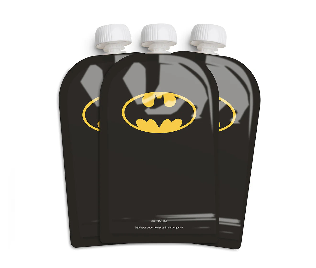 Food Pouch, Batman, 180 ml / 6 floz, 3-pack