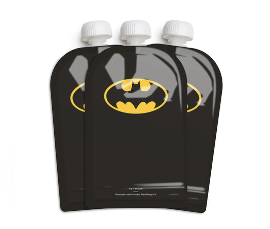 Food Pouch, Batman, 180 ml / 6 floz, 3-pack