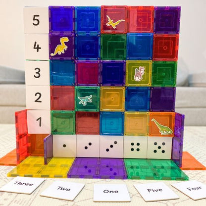 Magnetic Tiles Topper - Numeracy Pack 40pc