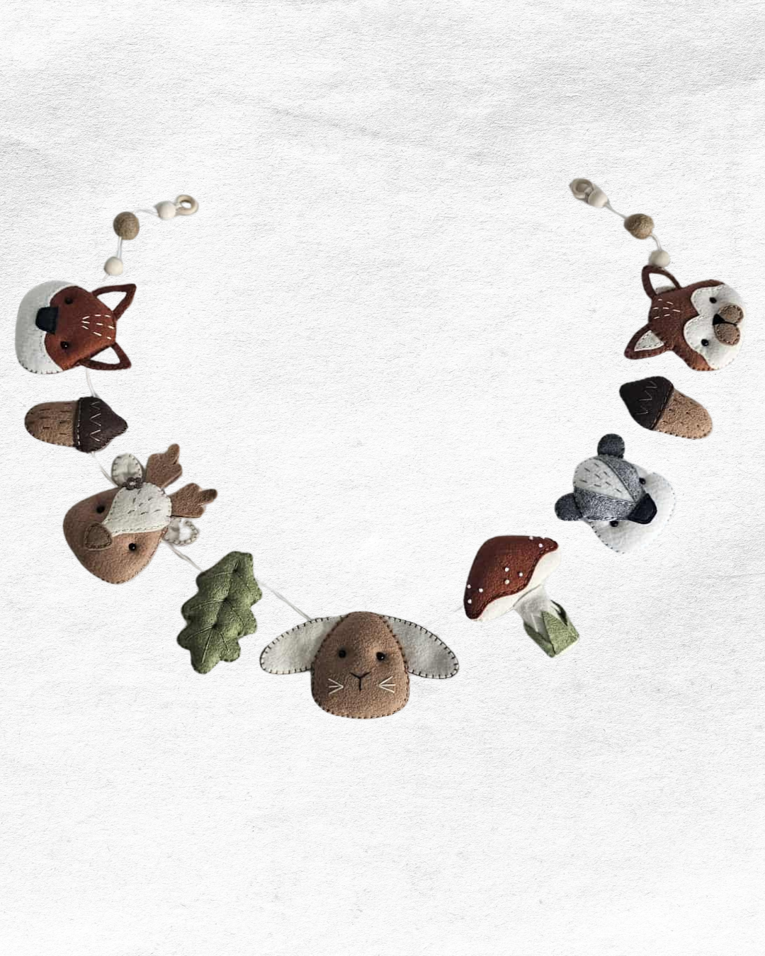 Woodland Felt Baby Bunting