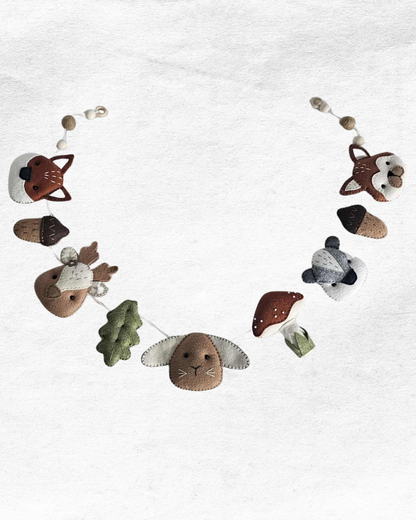 Woodland Felt Baby Bunting