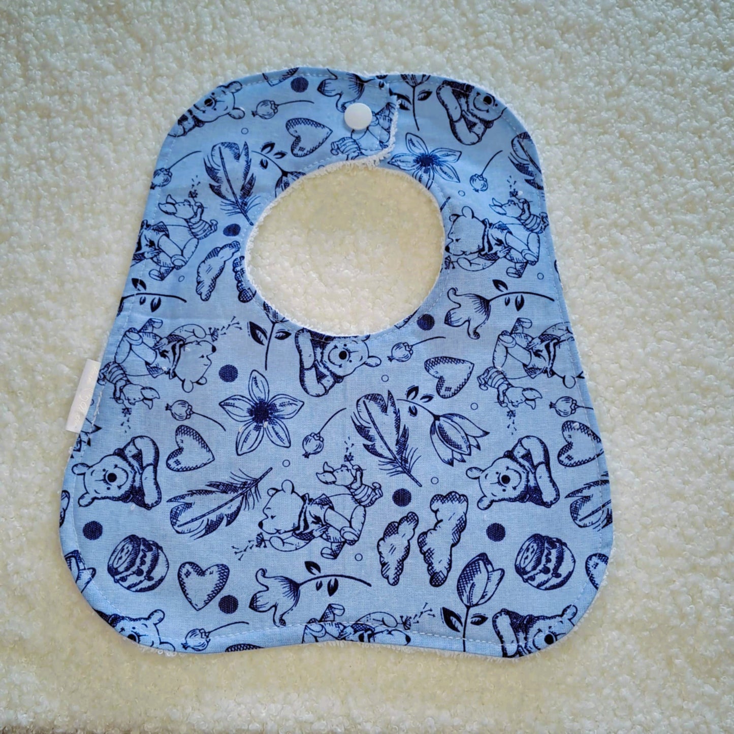 Winnie Blue - Round Bib